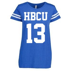 Hbcu Jersey Number 13 Historically Black College University Gift Enza Ladies Jersey Football T-Shirt