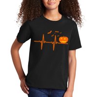 Halloween Jack O Lantern Pulse Heart Beat Kids T-Shirt