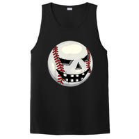 Halloween Jack O Lantern Baseball Player Coach Pitcher PosiCharge Competitor Tank