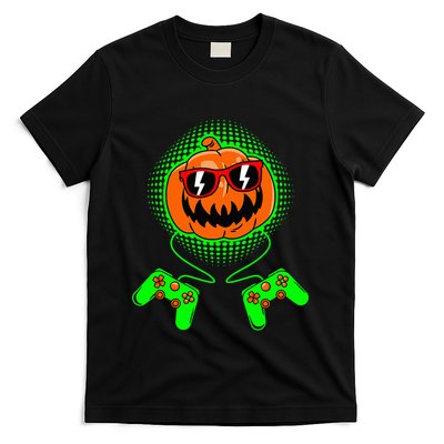 Halloween Jack O Lantern Gamer Halloween T-Shirt
