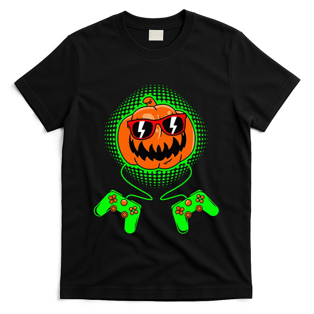 Halloween Jack O Lantern Gamer Halloween T-Shirt