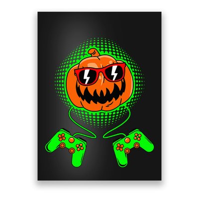 Halloween Jack O Lantern Gamer Halloween Poster