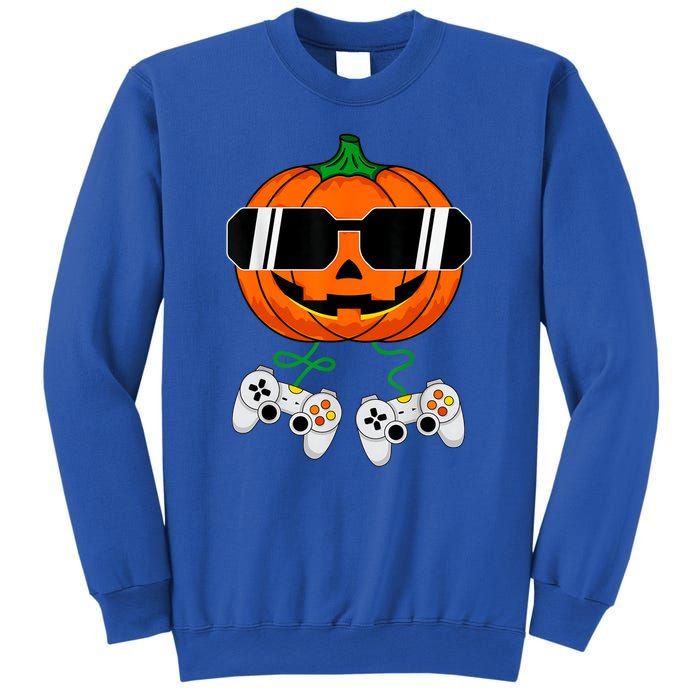 Halloween Jack O Lantern Gamer Dad Funny Halloween Sweatshirt