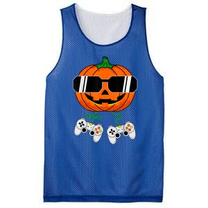 Halloween Jack O Lantern Gamer Dad Funny Halloween Mesh Reversible Basketball Jersey Tank