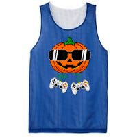 Halloween Jack O Lantern Gamer Dad Funny Halloween Mesh Reversible Basketball Jersey Tank