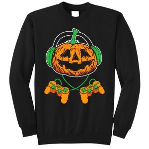 Halloween Jack O Lantern Gamer Sweatshirt