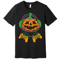 Halloween Jack O Lantern Gamer Premium T-Shirt