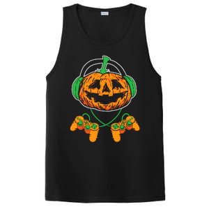 Halloween Jack O Lantern Gamer PosiCharge Competitor Tank