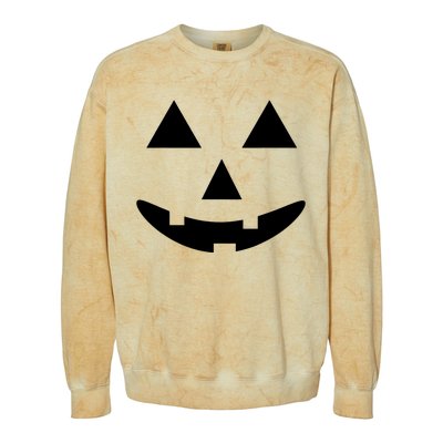 Halloween Jack O Lantern Pumpkin Colorblast Crewneck Sweatshirt