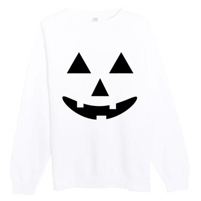 Halloween Jack O Lantern Pumpkin Premium Crewneck Sweatshirt