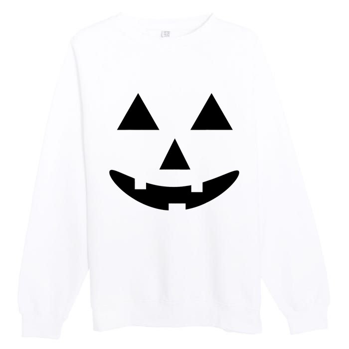 Halloween Jack O Lantern Pumpkin Premium Crewneck Sweatshirt