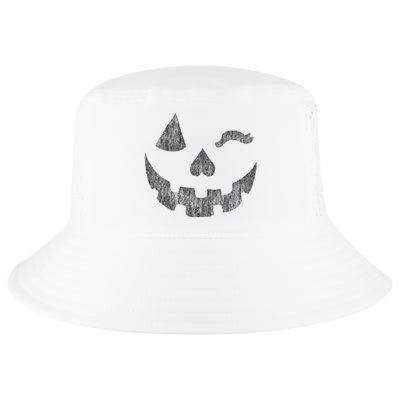 Halloween Jack O Lantern Grin Pumpkin Wink Cool Comfort Performance Bucket Hat