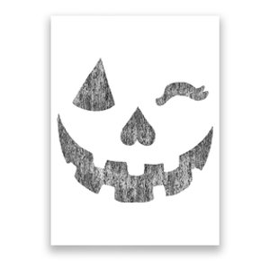 Halloween Jack O Lantern Grin Pumpkin Wink Poster