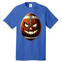 Halloween Jack O Lantern Football Player Coach Pitcher Tall T-Shirt