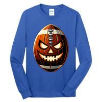 Halloween Jack O Lantern Football Player Coach Pitcher Tall Long Sleeve T-Shirt