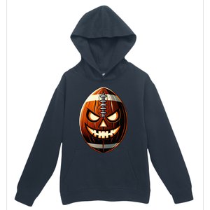 Halloween Jack O Lantern Football Player Coach Pitcher Urban Pullover Hoodie