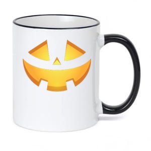 Halloween Jack O Lantern Jackolantern Pumpkin Face Costume 11oz Black Color Changing Mug