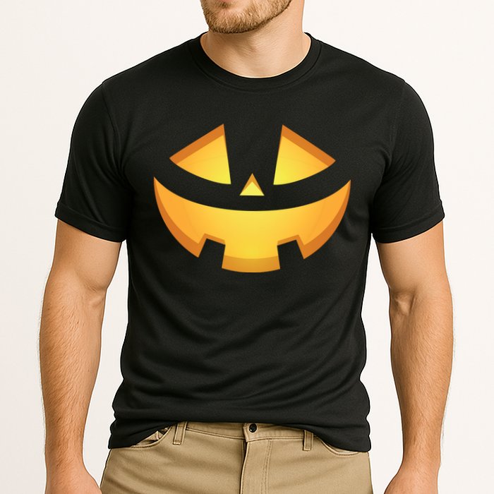 Halloween Jack O Lantern Jackolantern Pumpkin Face Costume Cooling Performance Crew T-Shirt