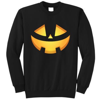 Halloween Jack O Lantern Jackolantern Pumpkin Face Costume Sweatshirt