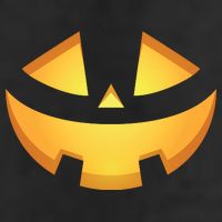 Halloween Jack O Lantern Jackolantern Pumpkin Face Costume Adult Drive Performance Visor