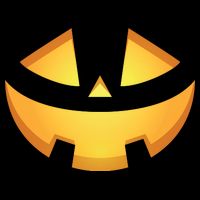 Halloween Jack O Lantern Jackolantern Pumpkin Face Costume Flat Bill Trucker Hat