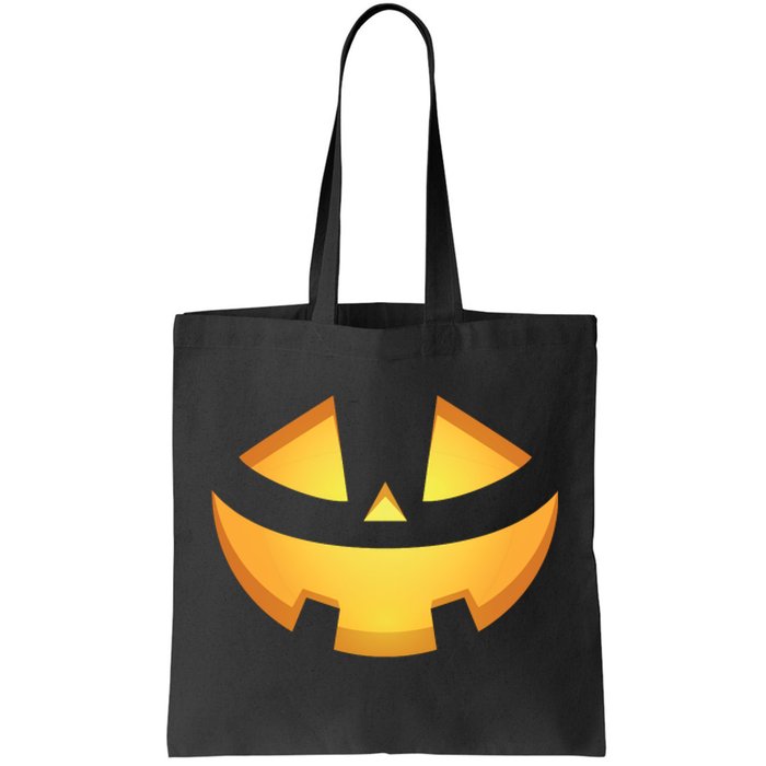 Halloween Jack O Lantern Jackolantern Pumpkin Face Costume Tote Bag