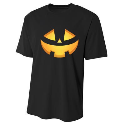 Halloween Jack O Lantern Jackolantern Pumpkin Face Costume Performance Sprint T-Shirt