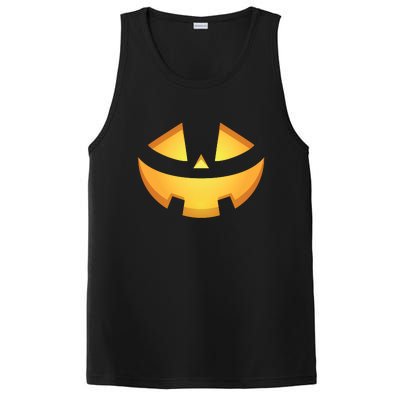 Halloween Jack O Lantern Jackolantern Pumpkin Face Costume PosiCharge Competitor Tank