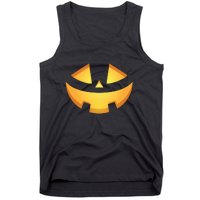 Halloween Jack O Lantern Jackolantern Pumpkin Face Costume Tank Top