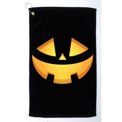 Halloween Jack O Lantern Jackolantern Pumpkin Face Costume Golf Towel