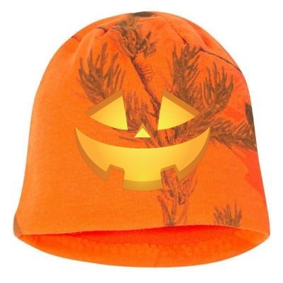 Halloween Jack O Lantern Jackolantern Pumpkin Face Costume Kati - Camo Knit Beanie