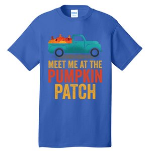 Halloween Jack O Lantern Meet Me At The Pumpkin Patch Cute Gift Tall T-Shirt