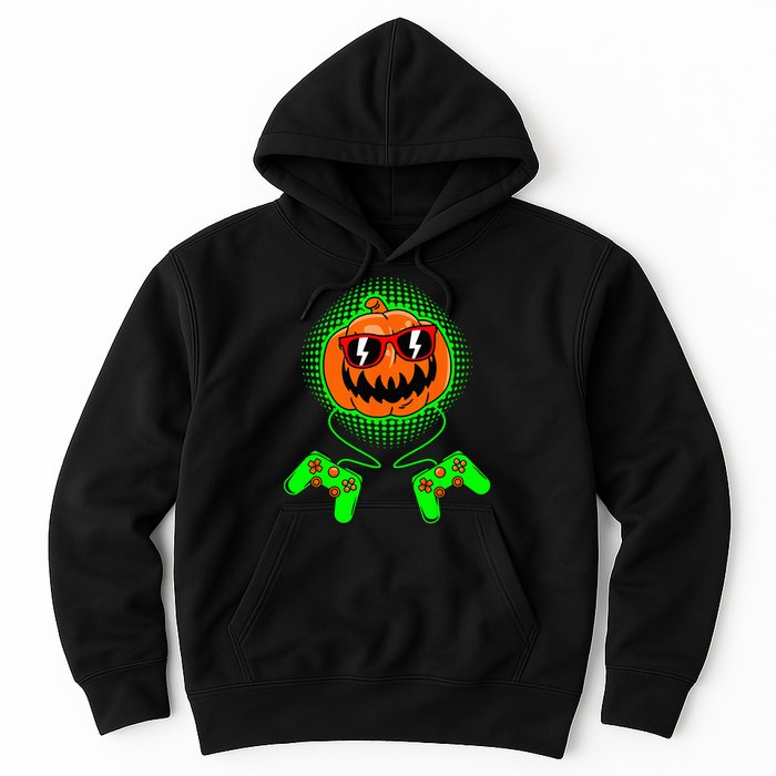 Halloween Jack O Lantern Gamer Hoodie