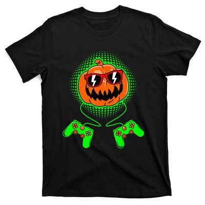 Halloween Jack O Lantern Gamer T-Shirt