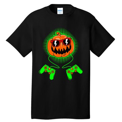 Halloween Jack O Lantern Gamer Tall T-Shirt