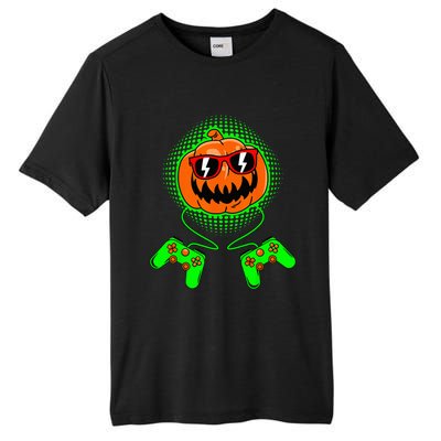 Halloween Jack O Lantern Gamer Tall Fusion ChromaSoft Performance T-Shirt