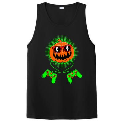 Halloween Jack O Lantern Gamer PosiCharge Competitor Tank