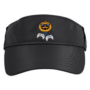 Halloween Jack O Lantern Pixelated Gaming Gamer Adult Drive Performance Visor