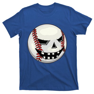 Halloween Jack O Lantern Baseball Player Coach Pitcher T-Shirt