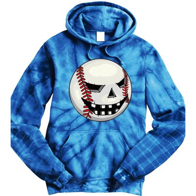 Halloween Jack O Lantern Baseball Player Coach Pitcher Tie Dye Hoodie