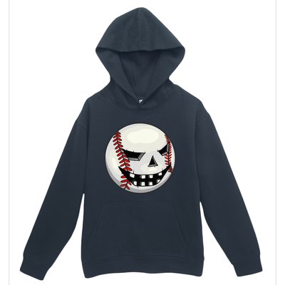 Halloween Jack O Lantern Baseball Player Coach Pitcher Urban Pullover Hoodie