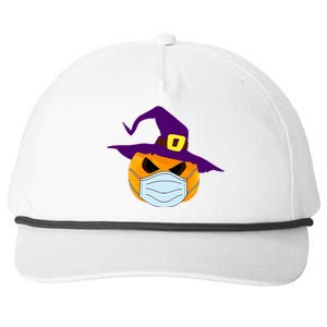 Halloween Jack O Lantern Masked Up Snapback Five-Panel Rope Hat