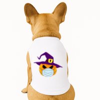 Halloween Jack O Lantern Masked Up Doggie Tank