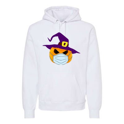 Halloween Jack O Lantern Masked Up Premium Hoodie