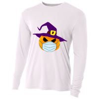 Halloween Jack O Lantern Masked Up Cooling Performance Long Sleeve Crew
