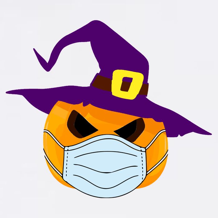 Halloween Jack O Lantern Masked Up Youth Performance Sprint T-Shirt