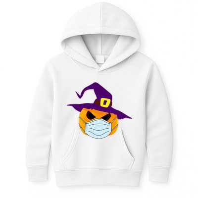 Halloween Jack O Lantern Masked Up Kids Hoodie