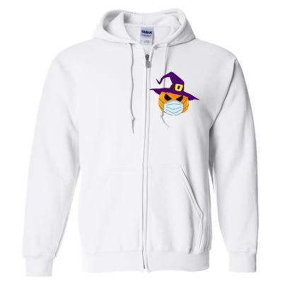 Halloween Jack O Lantern Masked Up Full Zip Hoodie