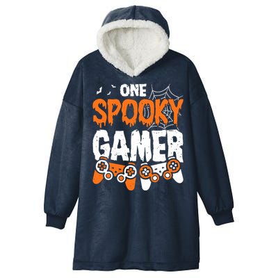 Halloween Jack O Lantern Gamer Funny Halloween Gaming Great Gift Hooded Wearable Blanket