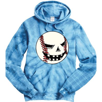 Halloween Jack O Lantern Baseball Player Coach Pitcher Tie Dye Hoodie